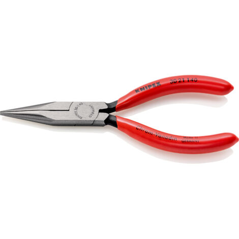 KNIPEX 30 21 140 Langbeckzange mit Kunststoff überzogen schwarz atramentiert 140 mm