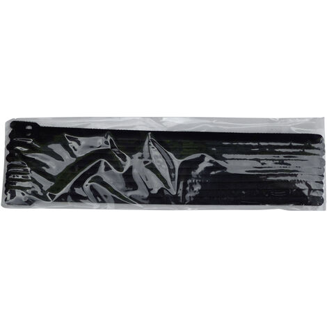TRU COMPONENTS 801-330-Bag Klettkabelbinder zum Bündeln Haft- und Flauschteil Schwarz 10 St. (1/4)