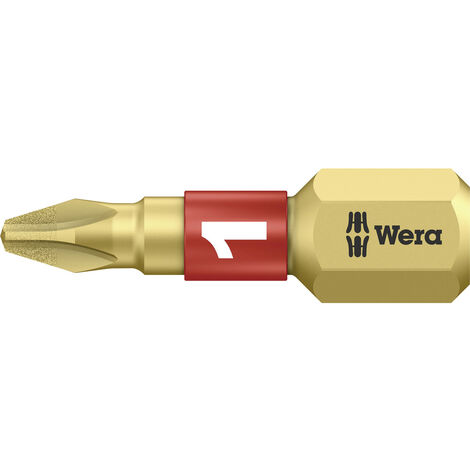 Wera 851/1 BDC PH1X25 05 056400 001 Kreuzschlitz-Bit PH 1 Werkzeugstahl legiert, diamantbeschichtet