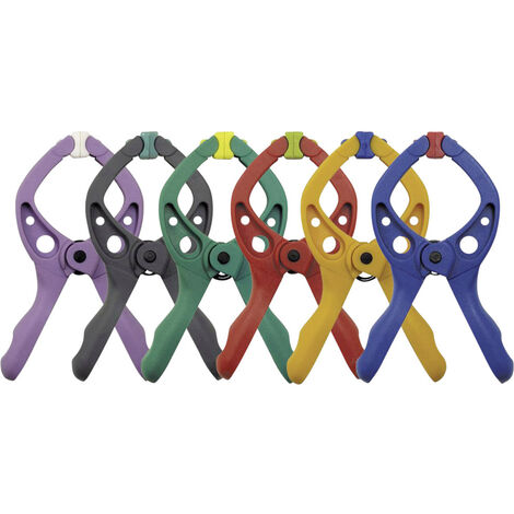6 microfix - Mini-Federzwingen Wolfcraft 3420000 Spann-Weite (max.):20 mm