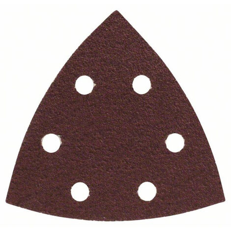 Bosch Accessories 2607019488 Deltaschleifpapier mit Klett, gelocht Körnung (num) 60 Eckmaß 93 mm 2 (1/2)