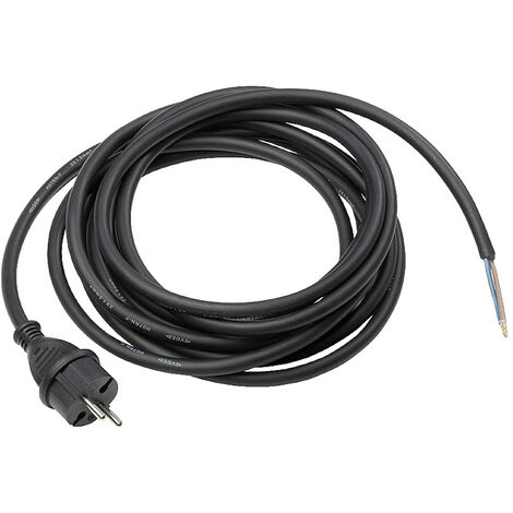 AS Schwabe 70556 Strom Anschlusskabel  Schwarz 3.00 m