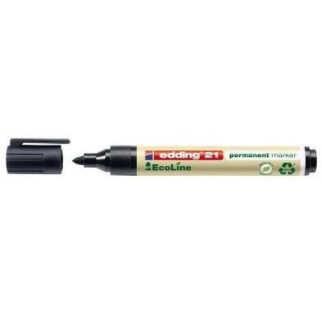 edding Permanentmarker 21 EcoLine 4-21001 1,5-3mm Rundspitze schwarz