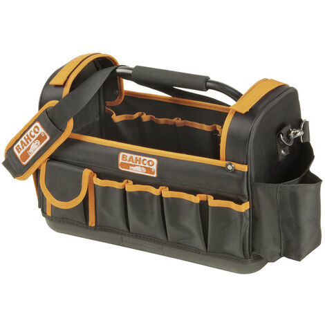 Bahco Offene Stoff-Werkzeugtasche mit festem Boden, 24 l, 300 mm x 240 mm x 410 mm