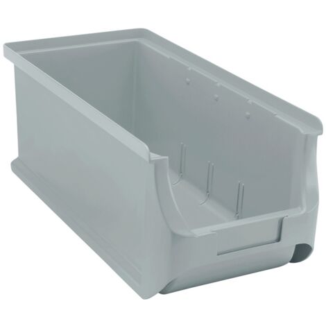 Allit 456294  Sichtlagerkasten   (B x H x T) 125 x 150 x 320 mm Grau 1 St.