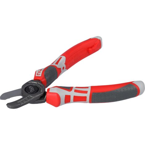 NWS  043-69-210 Kabelschere Geeignet für (Abisoliertechnik) Alu- und Kupferkabel, ein- und mehrdräht