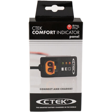CTEK 56-380 Ladebuchse und Ladezustandsanzeige Ringkabelschuh M8 Comfort Indikator M8