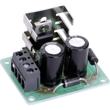 Produktbild von H-Tronic Netzteil-Modul (montiert) 116718 – Eingang 30 V/AC, Ausgang 1–30 V/DC, 0–3 A, Labor-Stromversorgung