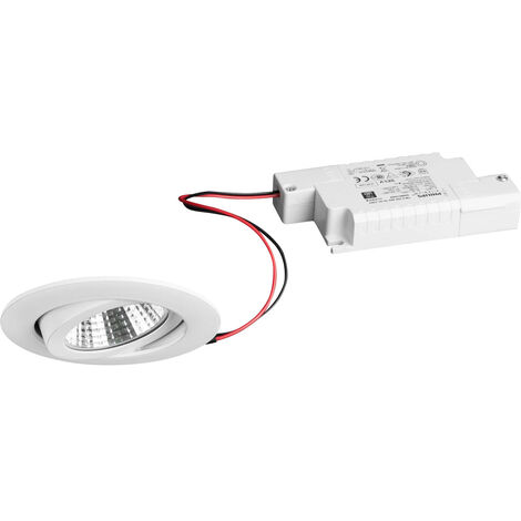 Brumberg – LED-Einbauleuchte 39363073 6 W – Lichtstrom 640 lm – Werkzeuglose Schnellmontage – Für Innenräume – Konverter 230 V (1/6)
