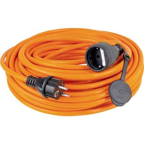 AS Schwabe 59205 Strom Verlängerungskabel 16 A Orange 5.00 m H07BQ-F 3G 2,5 mm²