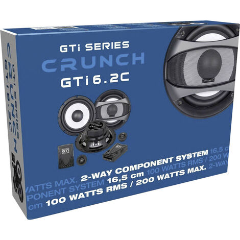 Crunch GTI 52 Lautsprecher 13cm 300W - Passend Für Mercedes Vito Ab 2003