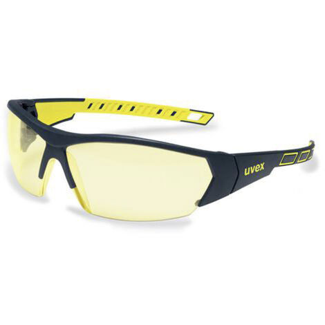 uvex i-works 9194365 Schutzbrille Anthrazit, Gelb