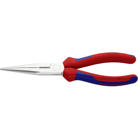 Knipex 26 15 200 Werkstatt Flachrundzange Gerade Chrom-Vanadium Elektrostahl 200 mm