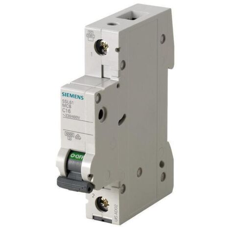 Siemens 5SL61066 5SL6106-6 Leitungsschutzschalter    1polig 6 A  230 V, 400 V