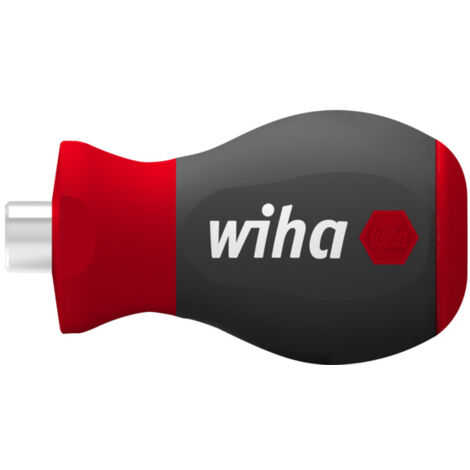 Wiha Schraubendreher mit Bithalter magnetisch Stubby, 1/4" 57 mm (29463)