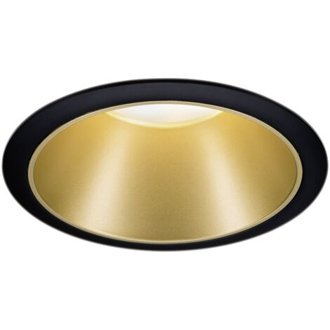 Paulmann 93395 LED-Einbauleuchte GU10 Schwarz (matt), Gold