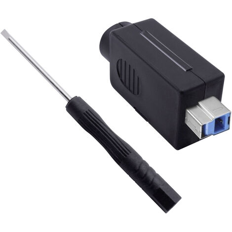 USB 3.0 Modular-Stecker Set, Typ B Stecker, gerade 2001C204 Quadrios Inhalt: 1 St. (1/3)