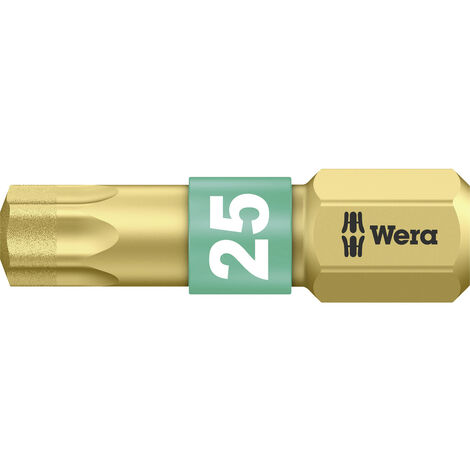 Wera 867/1 BDC TX25X25 05 066106 001 Torx-Bit T 25 Werkzeugstahl legiert, diamantbeschichtet D 6.3 1