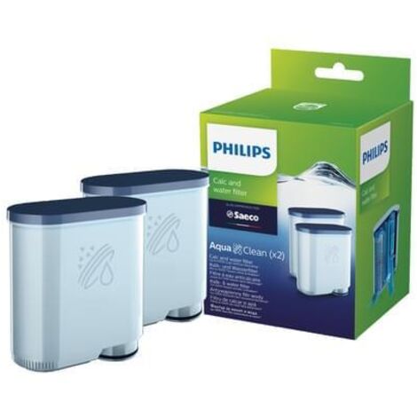Philips Saeco CA6903/22 AquaClean 2er Pack Kalk- und Wasserfilter für Kaffeevollautomaten