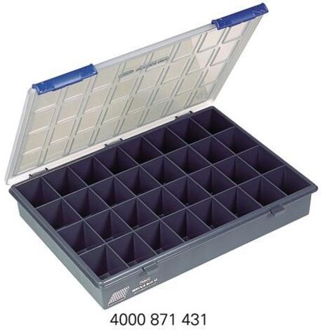 raaco Assorter 4-32 Sortimentskasten (L x B x H) 338 x 260 x 57 mm Anzahl Fächer: 32 feste Unterteil