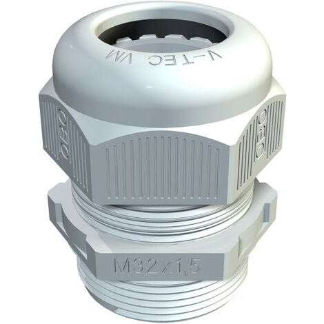 OBO Bettermann 2022862 Kabelverschraubung   1.5 mm Kunststoff, PA Lichtgrau 1 St.