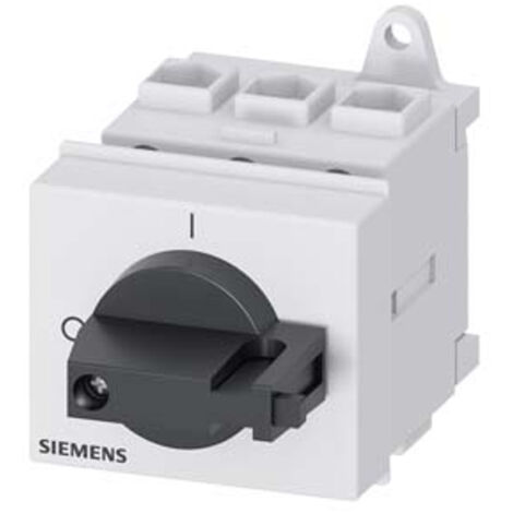 Lasttrennschalter   Schwarz 3polig 16 mm² 32 A  690 V/AC  Siemens 3LD22300TK11
