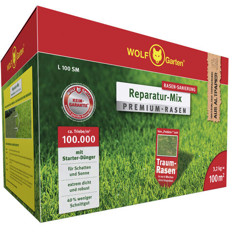 WOLFGarten 3810026 WOLFGarten PremiumRasen plus AufbauDünger L