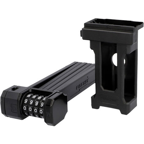 FISCHER FAHRRAD PROTEC FN85 Faltschloss  Schwarz