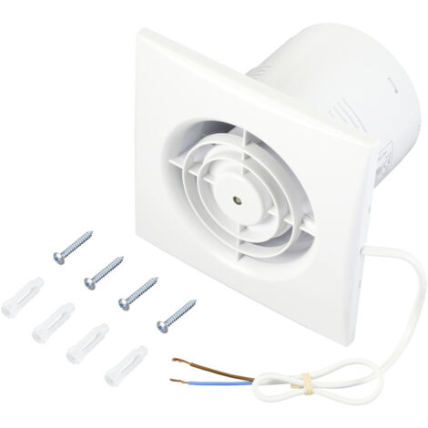 Sygonix Wand- Und Deckenlüfter 230V - 320 M³/h Leistung Mit Rückflussklappe 150mm