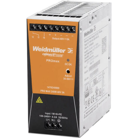Weidmüller 1478240000 Hutschienen-Netzteil (DIN-Rail) 48 V/DC 5 A 240 W Inhalt 1 St. (1/3)