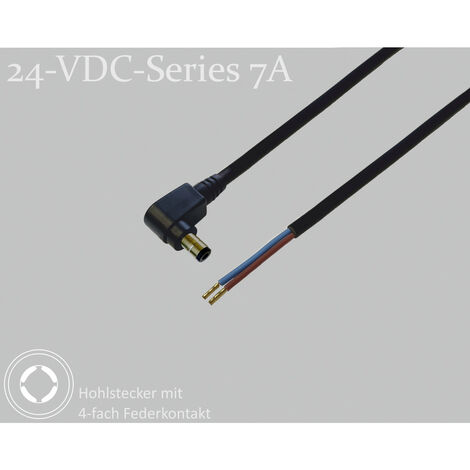BKL Electronic 075910 DC-Steckverbinder DC-Hohlstecker - Aderendhülsen 5.5 mm 2.1 mm 1.5 m 1 St. S (1/2)