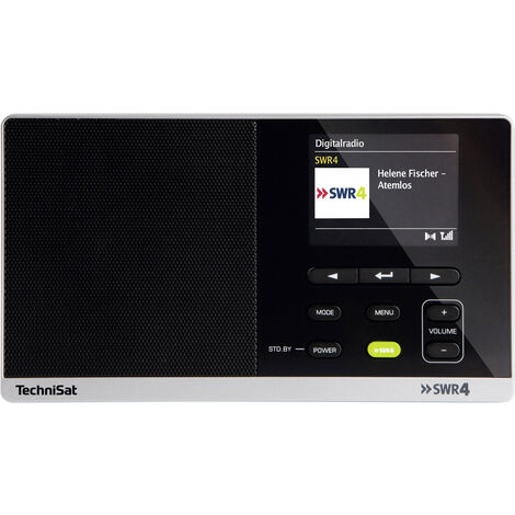 Technisat DigitRadio 215 SWR4-Edition – DAB Radio mit 12 Senderspeichern – Kopfhörer-Anschluss – Batteriebetrieb – Breite 240mm (1/4)