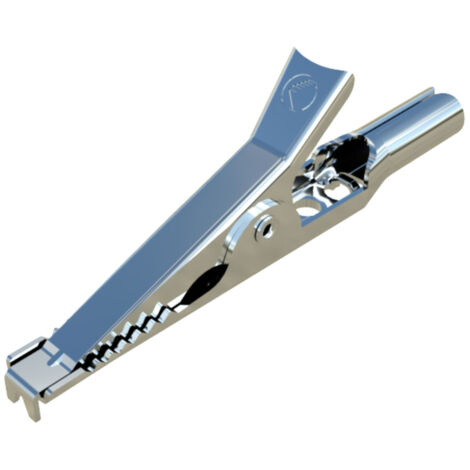 SKS Hirschmann AGF 30 Fein-Abgreifklemme Silber Klemmbereich max.: 10 mm Länge: 49 mm 1 St.