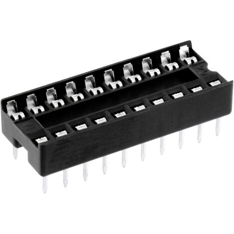 Connfly DS1009-20AT1NX-0A2 IC-Fassung Rastermaß: 2.54 mm Polzahl: 20 1 St. Tube (1/2)