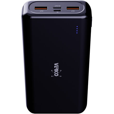 VERICO USB Powerbank Power Pro PD V2, 20.000mAh, schwarz