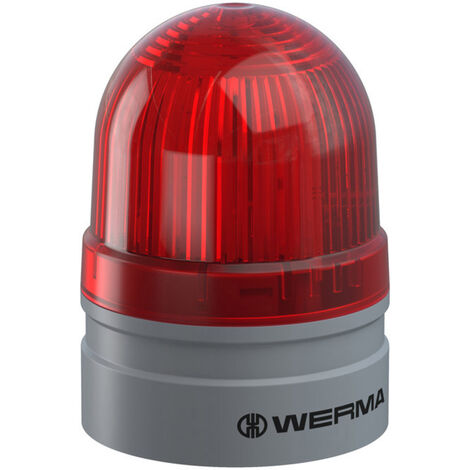 Werma Signaltechnik Signalleuchte  Mini TwinFLASH 115-230VAC RD 260.120.60  Rot  230 V/AC