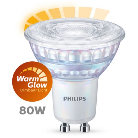 Philips LED 77409700 LED EEK F (A - G) GU10 Reflektor 6.2 W = 80 W Warmweiß (Ø x L) 5 cm x 5.6 cm di