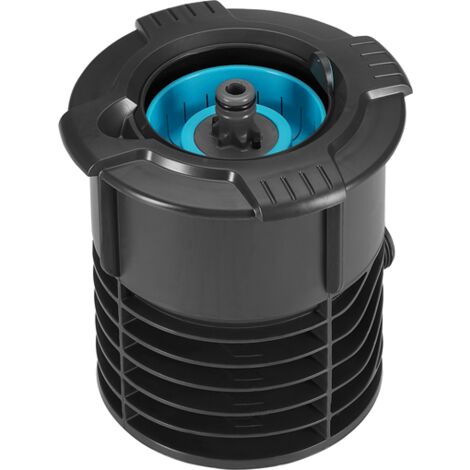 Gardena Sprinklersystem Wassersteckdose – Anschluss für Bewässerungsschläuche – Stoppventil für tropffreies Entnehmen – Herausnehmbares Schmutzsieb (1/10)