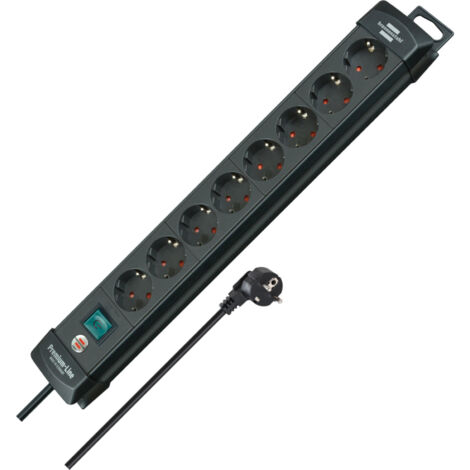 Brennenstuhl Steckdosenleiste Premium-Line 8-fach 3m schwarz