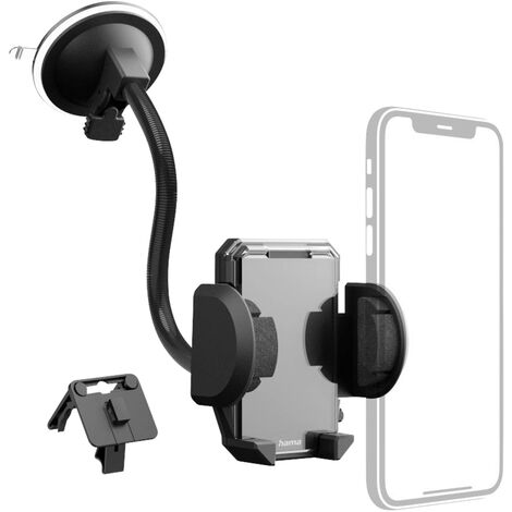 Hama Multi Handy-Kfz-Halterung Saugnapf, Lüftungsgitter 360° drehbar Passend für Breite: 40 - 110 mm (1/5)