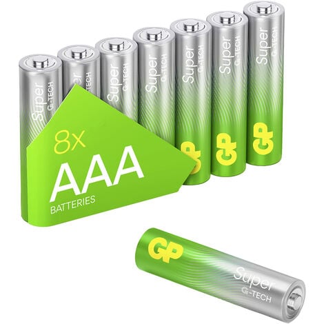 GP Batteries GPSUP24A378C8 Micro (AAA)-Batterie Alkali-Mangan 1.5 V 8 St.