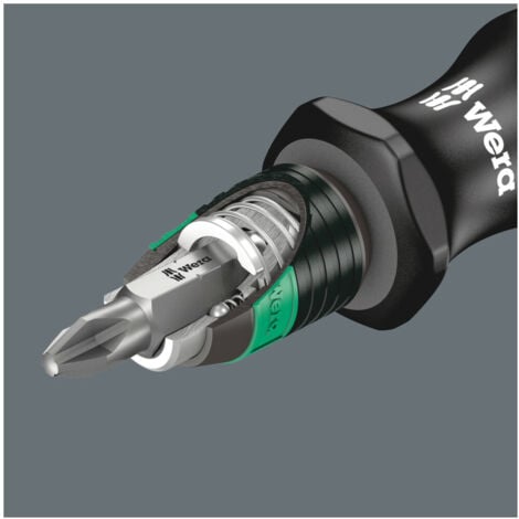 Wera Kraftform Kompakt 10 05056653001 Bit-Set 10teilig Schlitz, Kreuzschlitz Phillips, Kreuzschlitz
