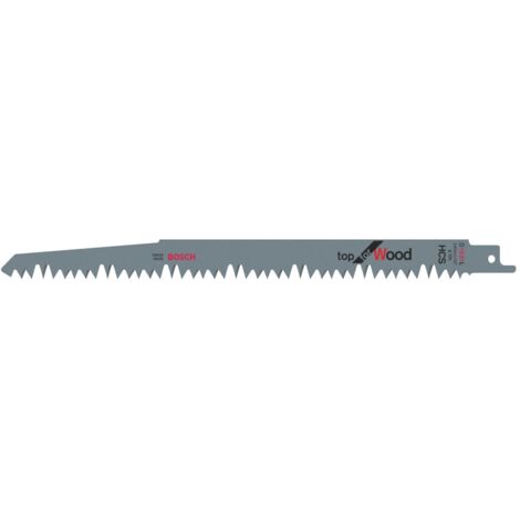 Bosch Accessories 2608650676 Säbelsägeblatt S 1531 L, Top for Wood, 5er-Pack Sägeblatt-Länge 240 mm
