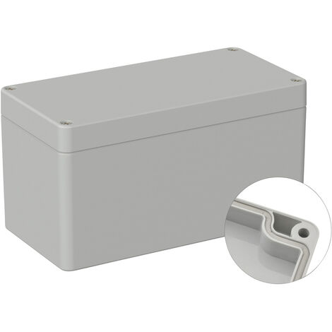 TRU COMPONENTS TC-9065664 Industrie-Gehäuse 160 x 80 x 85 ABS Lichtgrau (RAL 7035) 1 St. (1/2)