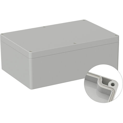TRU COMPONENTS TC-9065544 Outdoor-Gehäuse 240.3 x 160.3 x 90 Polycarbonat Lichtgrau (RAL 7035) 1 (1/2)