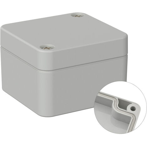 TRU COMPONENTS TC-9065588 Industrie-Gehäuse 52 x 50 x 35 ABS Lichtgrau (RAL 7035) 1 St. (1/2)