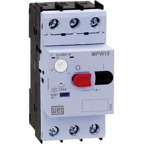 WEG 12429317 MPW18-3-U001 Motorschutzschalter einstellbar  1 A  1 St. (1/4)