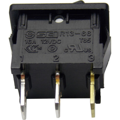 TRU COMPONENTS 1587559 Wippschalter TC R13 135D 02 250 V/AC 10 A 1 X