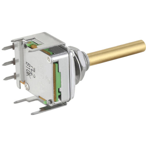 Alpha RD1601F40B430R6B10KM RD1601F40B430R6B10KM Dreh-Potentiometer Mono 0.2 W 10 kΩ 1 St. (1/2)