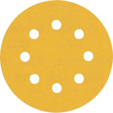 Bosch 5x Expert C470 Schleifpapier mit 8 Löchern für Exzenterschleifer 115 mm G 240 - 2608900799